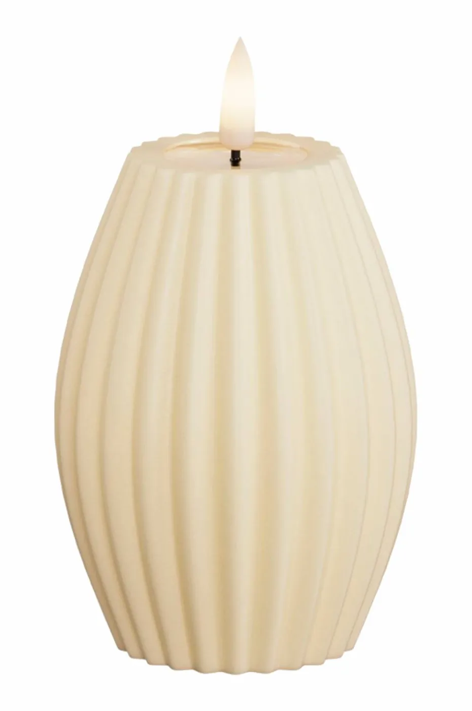 DeluxeHomeart LED Candle Stripe 7,5x10 cm