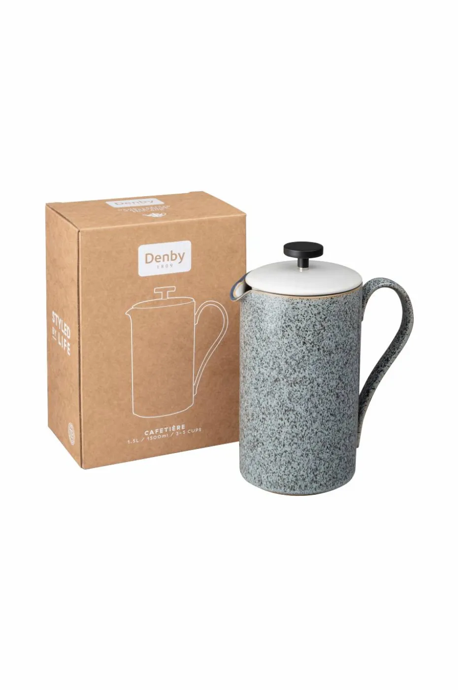 Denby Presskanne Cafetiere Studio Grey Brew 1,15 l