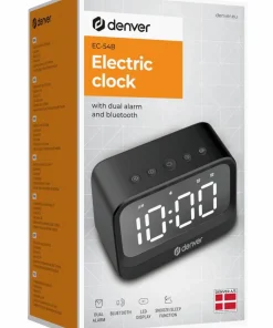Denver Alarmklokke med Bluetooth-høyttaler