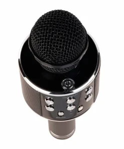 Denver Bluetooth-karaokemikrofon med innebygd høyttaler, svart