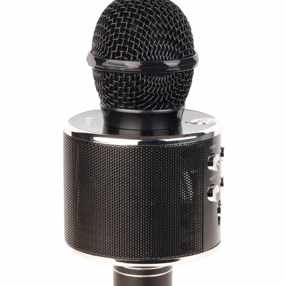 Denver Bluetooth-karaokemikrofon med innebygd høyttaler, svart