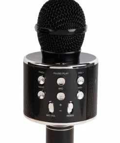 Denver Bluetooth-karaokemikrofon med innebygd høyttaler, svart