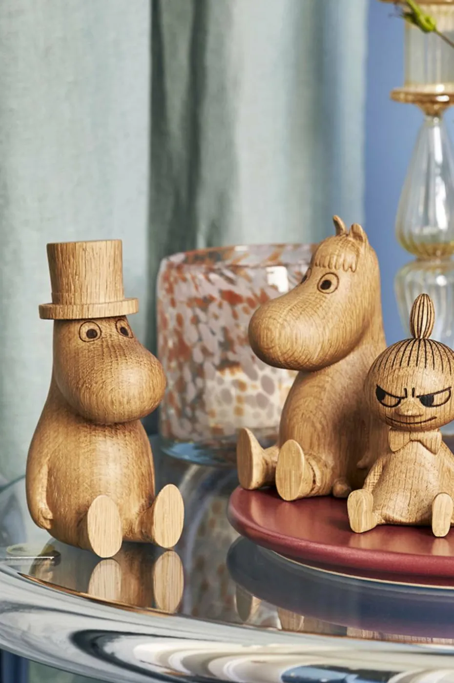 Dsignhouse x Moomin Tre Dekorasjon Muminpappa 10 cm