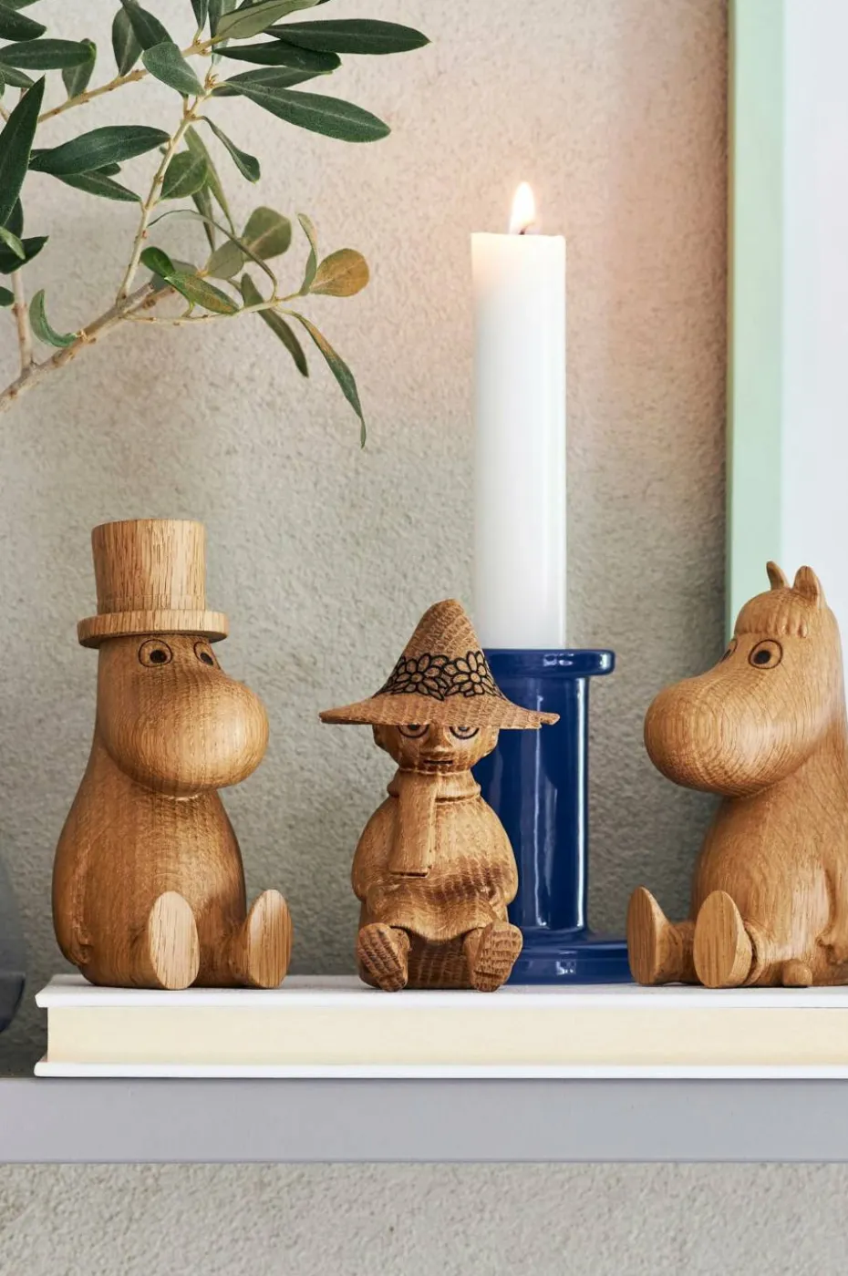 Dsignhouse x Moomin Tre Dekorasjon Muminpappa 10 cm