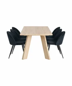 Ellos Country spisegruppe med 1 bord + 6 stoler