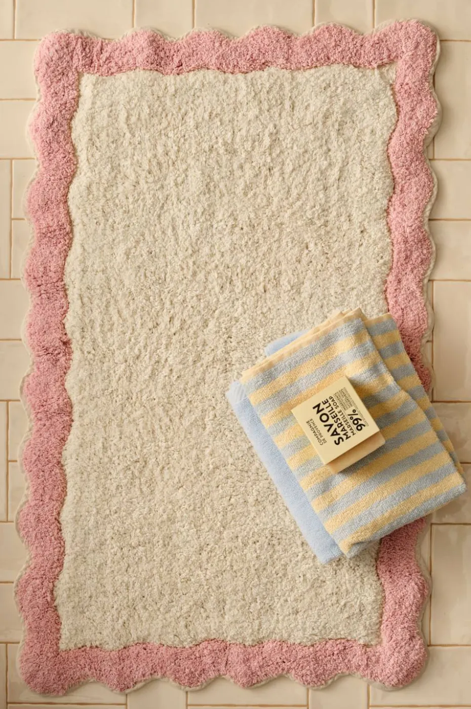 Ellos Home Badematte Scallop