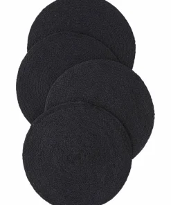 Ellos Home Bordbrikke Ria i jute, 4-pk