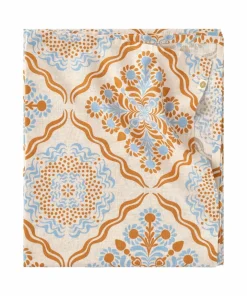 Ellos Home Duk Duk Elly Tile i resirkulert halvlinne