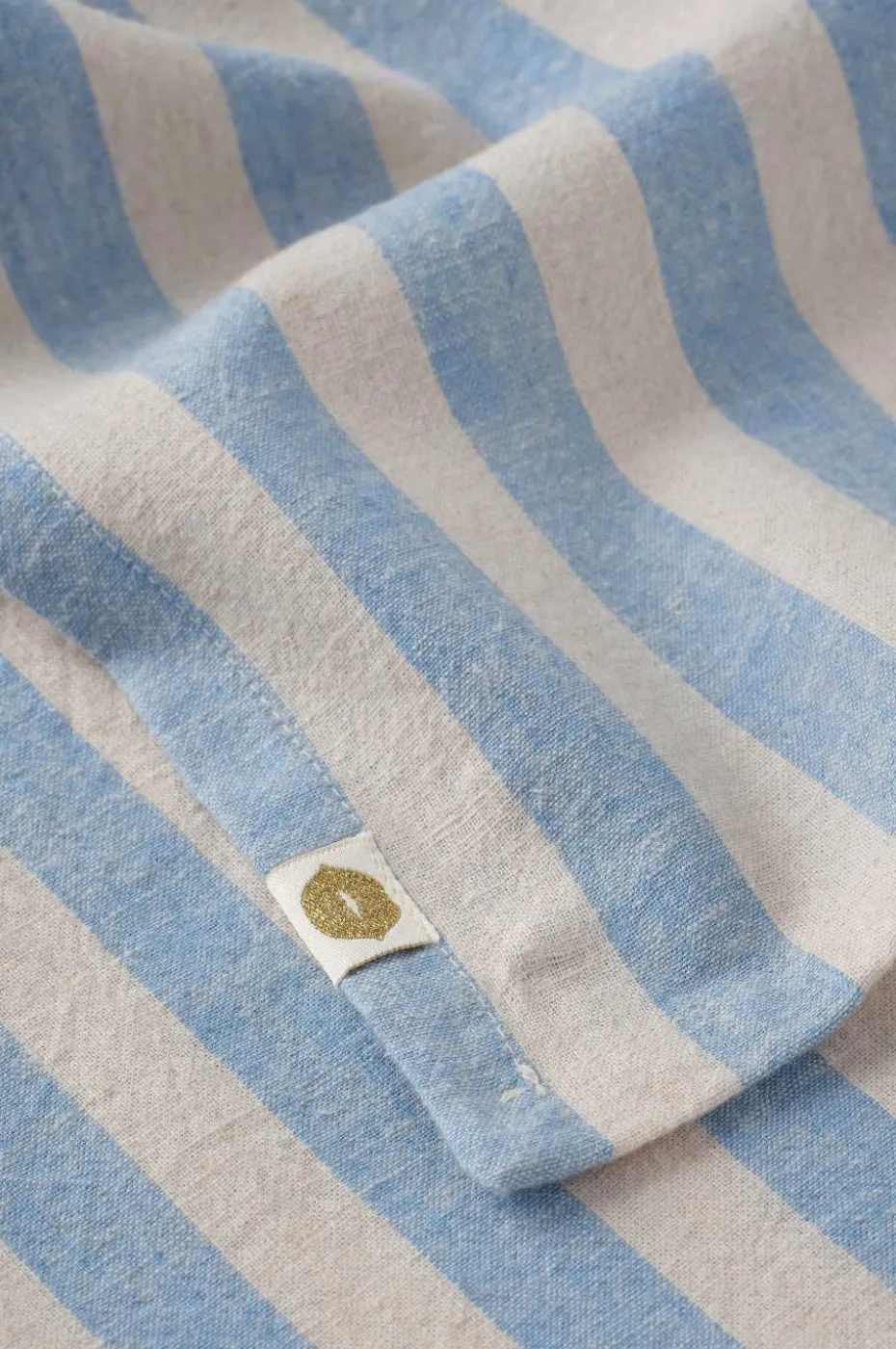 Ellos Home Duk Elly Classic Stripe i resirkulert halvlinne