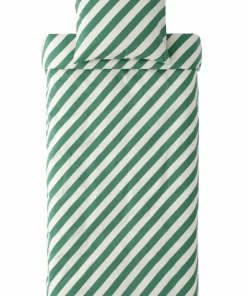 Ellos Home Dynetrekksett Diagonal Stripe i bomull 2 deler