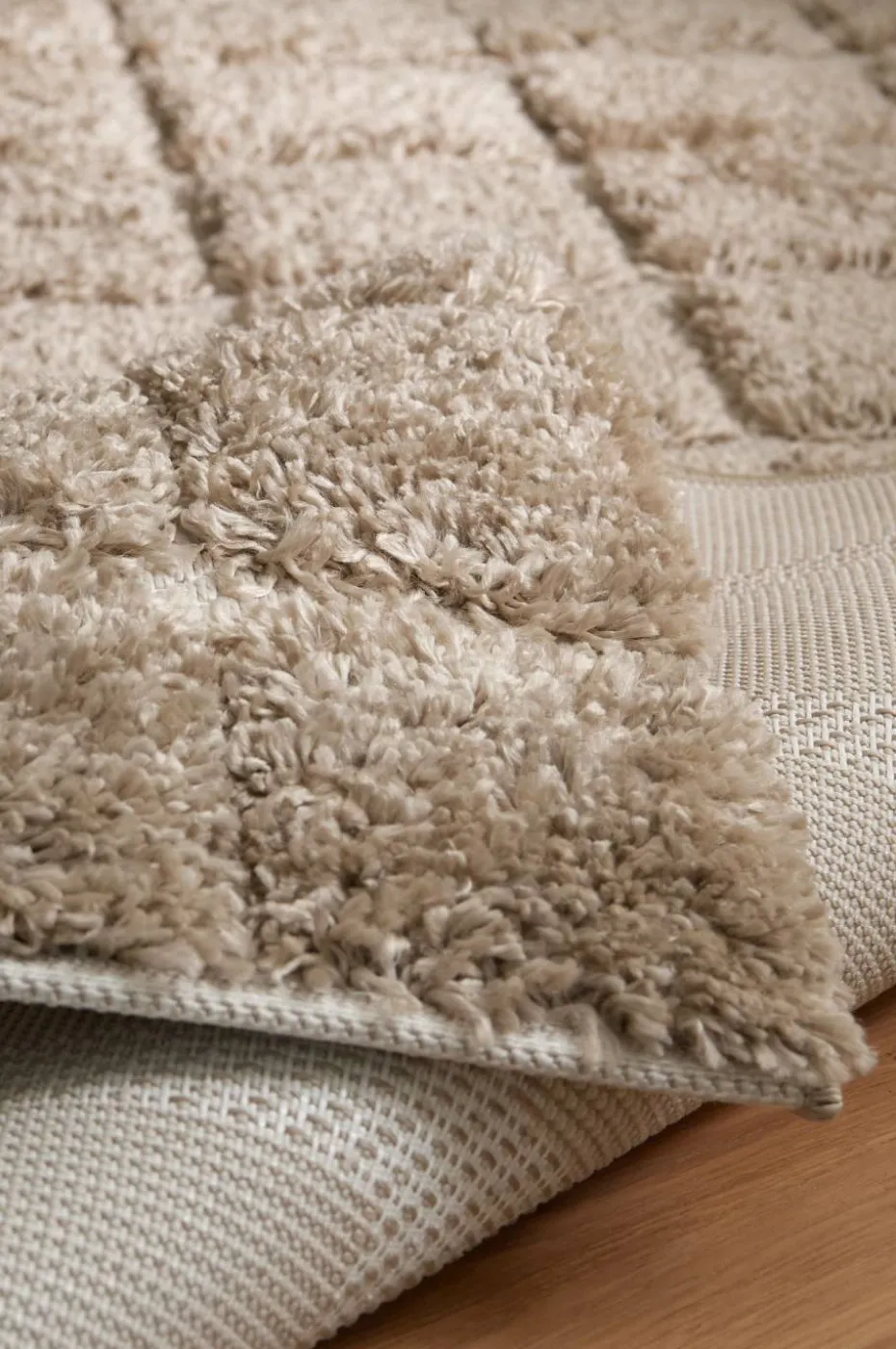 Ellos Home Flossteppe Alba Check Shaggycarpet