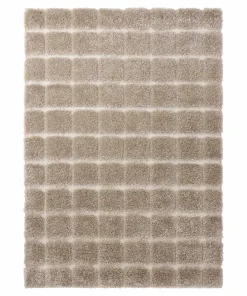 Ellos Home Flossteppe Alba Check Shaggycarpet