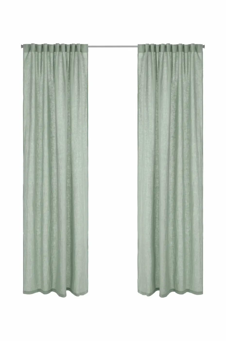 Ellos Home Gardin med multibånd Malva 2-pk i 100% lin