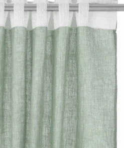 Ellos Home Gardin med multibånd Malva 2-pk i 100% lin