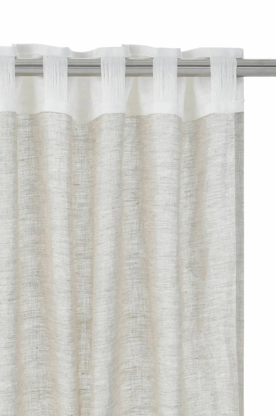 Ellos Home Gardin med multibånd Malva 2-pk i 100% lin