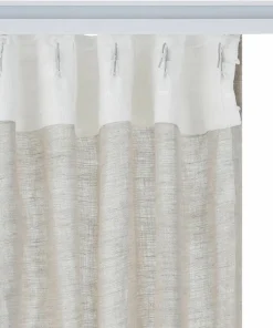 Ellos Home Gardin med multibånd Malva 2-pk i 100% lin