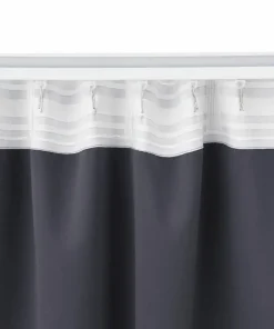Ellos Home Gardin med multibånd Sandy Wide, mørkleggende, 1 stk