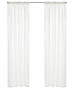 Ellos Home Gardin med multibånd Malva 2-pk i 100% lin