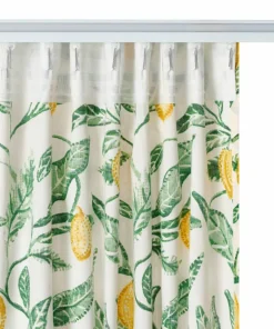 Ellos Home Gardin med multibånd Jennie Lemon Wide 1-pakning
