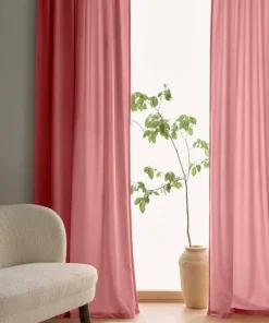 Ellos Home Gardin med multibånd Nora i fløyel 2-pk