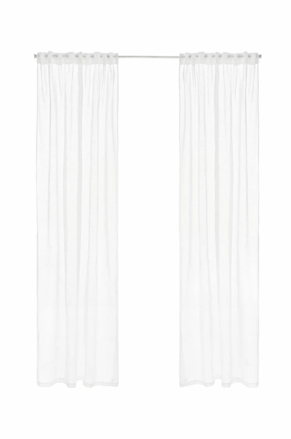 Ellos Home Gardin med multibånd Lara 2-pk