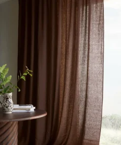 Ellos Home Gardin med multibånd Malva Wide ekstra bred, 1 stk i 100% lin
