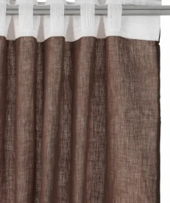 Ellos Home Gardin med multibånd Malva Wide ekstra bred, 1 stk i 100% lin