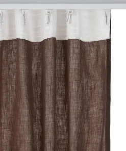Ellos Home Gardin med multibånd Malva Wide ekstra bred, 1 stk i 100% lin