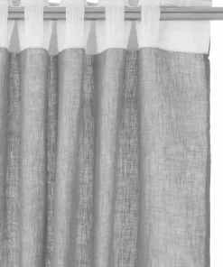 Ellos Home Gardin med multibånd Malva Wide ekstra bred, 1 stk i 100% lin
