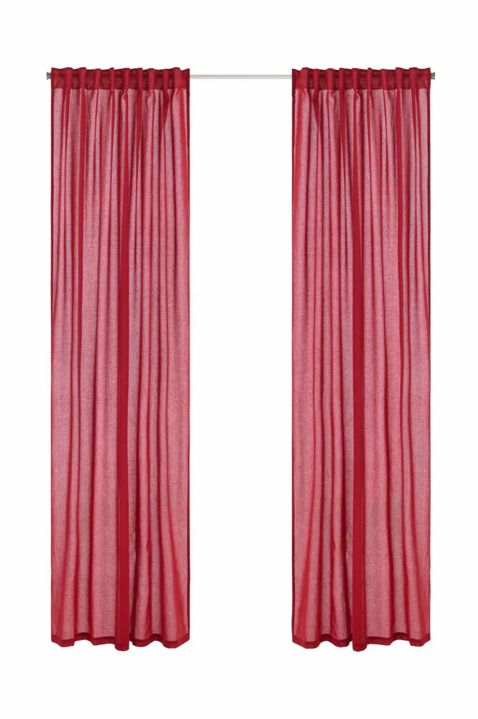 Ellos Home Gardin med multibånd Lovisa 2-pk