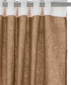 Ellos Home Gardin med multibånd Malva Wide ekstra bred, 1 stk i 100% lin