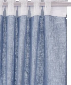 Ellos Home Gardin med multibånd Malva 2-pk i 100% lin