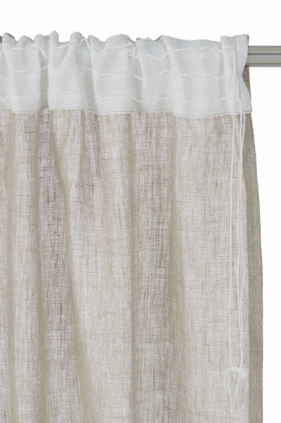 Ellos Home Gardin med multibånd Kara 2-pk