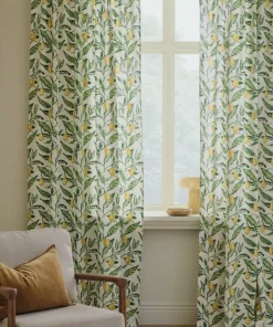 Ellos Home Gardin med multibånd Jennie Lemon 2-pakning