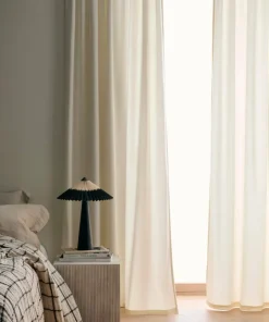 Ellos Home Gardin med multibånd Nora i fløyel 2-pk