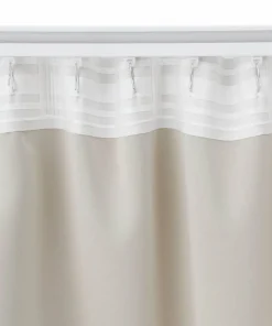 Ellos Home Gardin med multibånd Sandy Wide, mørkleggende, 1 stk