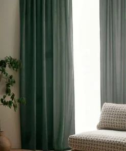 Ellos Home Gardin med multibånd Nora i fløyel 2-pk