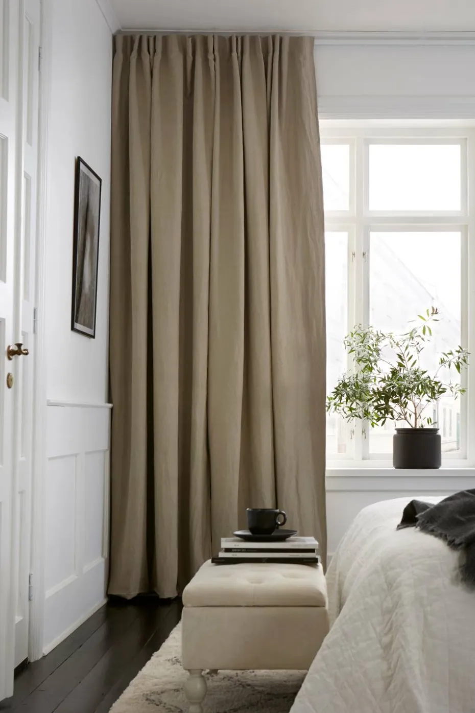 Ellos Home Gardin med rynkebånd Alexandra 1-pk