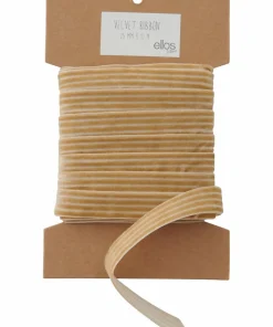 Ellos Home Gavebånd Velvety Stripe i fløyel, 10 m