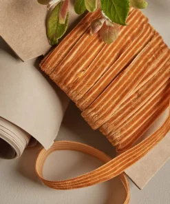 Ellos Home Gavebånd Velvety Stripe i fløyel, 10 m