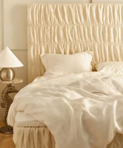 Ellos Home Hodegjerdetrekk Candice Elastic i lin