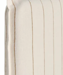 Ellos Home Hodegjerdetrekk Elly Thin Stripe i resirkulert halvlinne