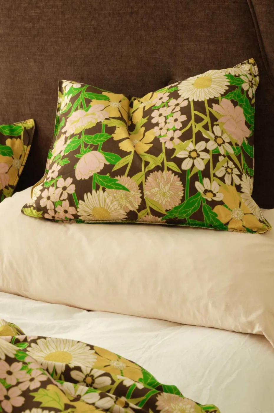 Ellos Home Putetrekk Avery Flower i bomullspercale