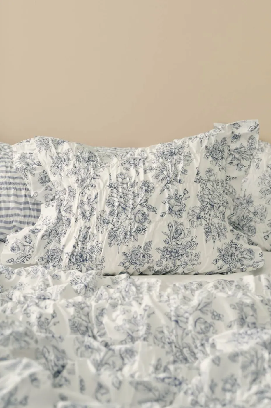 Ellos Home Putetrekk Avery Elastic i bomullspercale