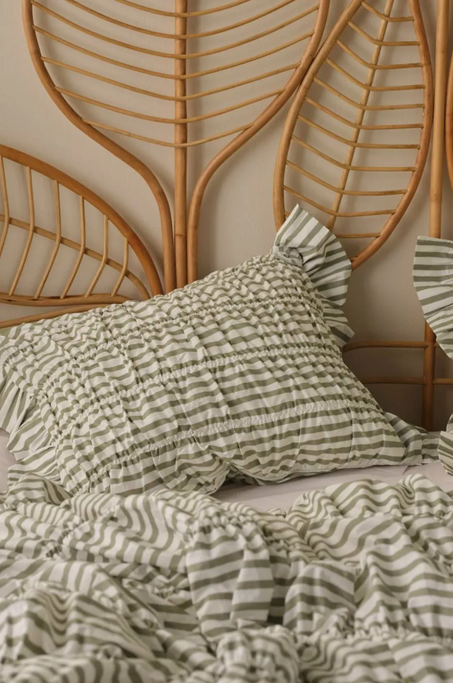 Ellos Home Putetrekk Avery Elastic i bomullspercale