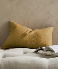 Ellos Home Putetrekk Candice Zip i vasket lin 40x60 cm