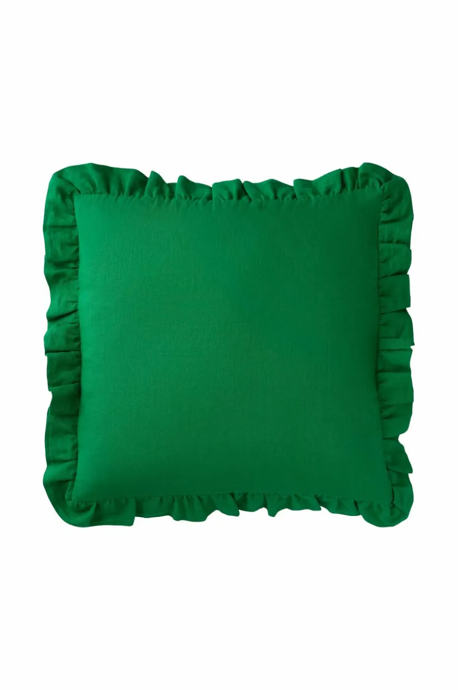 Ellos Home Putetrekk Candice Frill i vasket lin