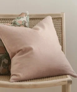 Ellos Home Putetrekk Candice Zip i vasket lin 50x50 cm