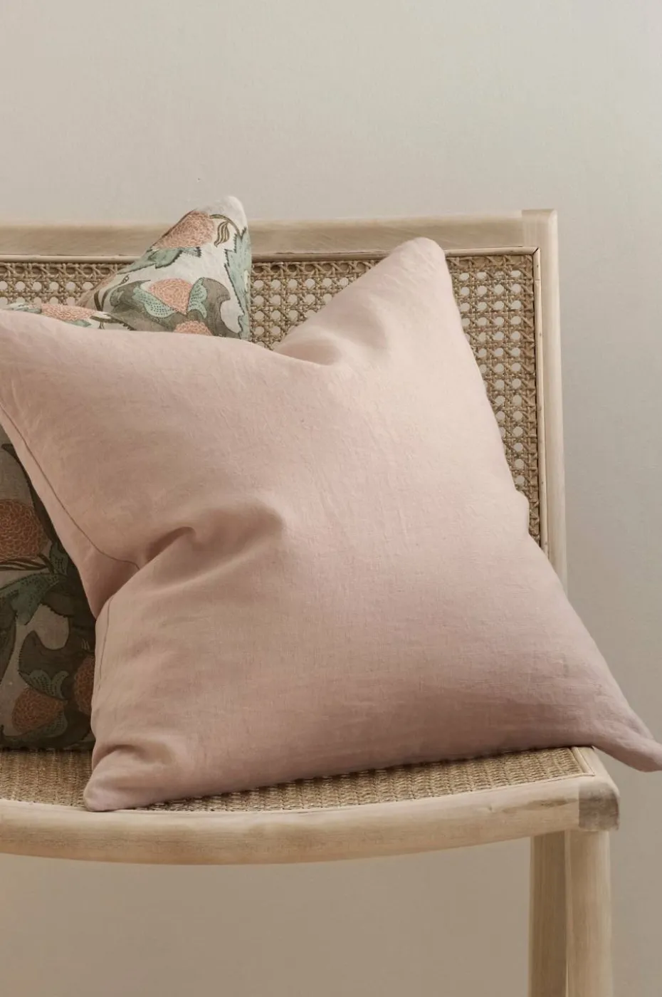 Ellos Home Putetrekk Candice Zip i vasket lin 50x50 cm