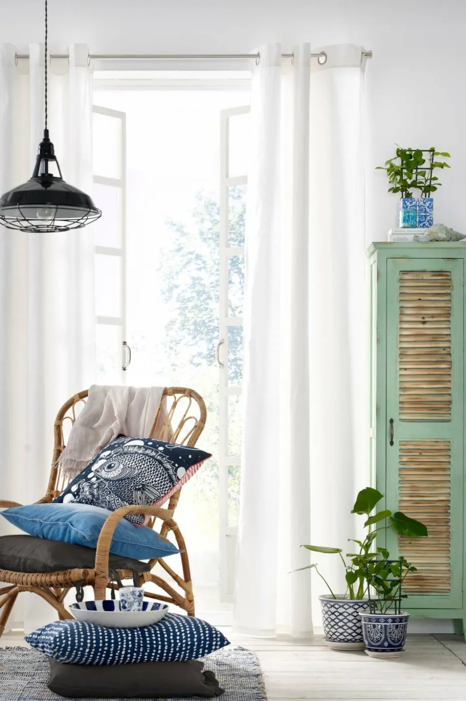 Ellos Home Putetrekk Candice i vasket lin